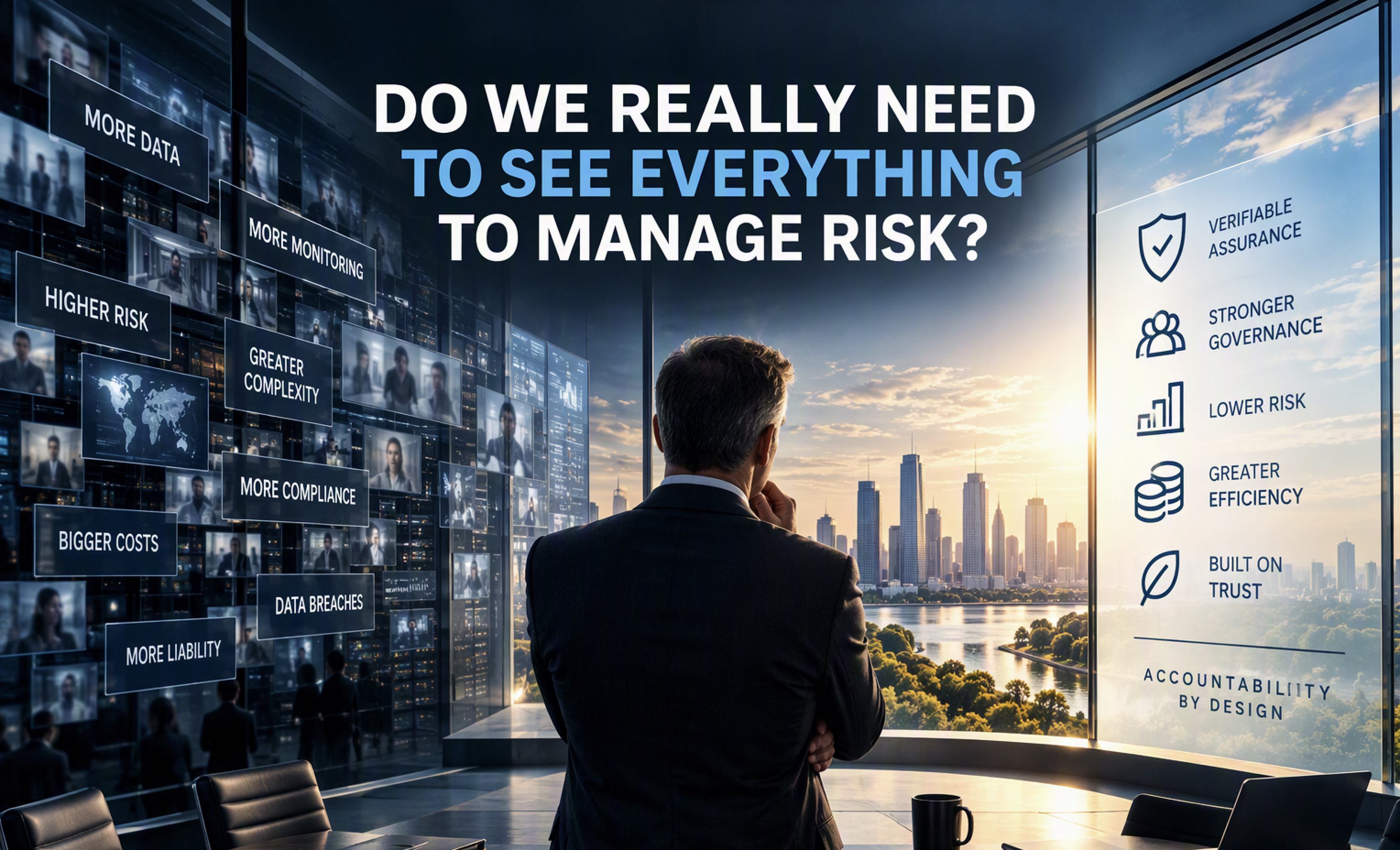 Do We Really Need to See Everything to Manage Risk?