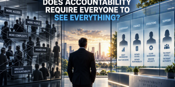 Does Accountability Require Everyone to See Everything