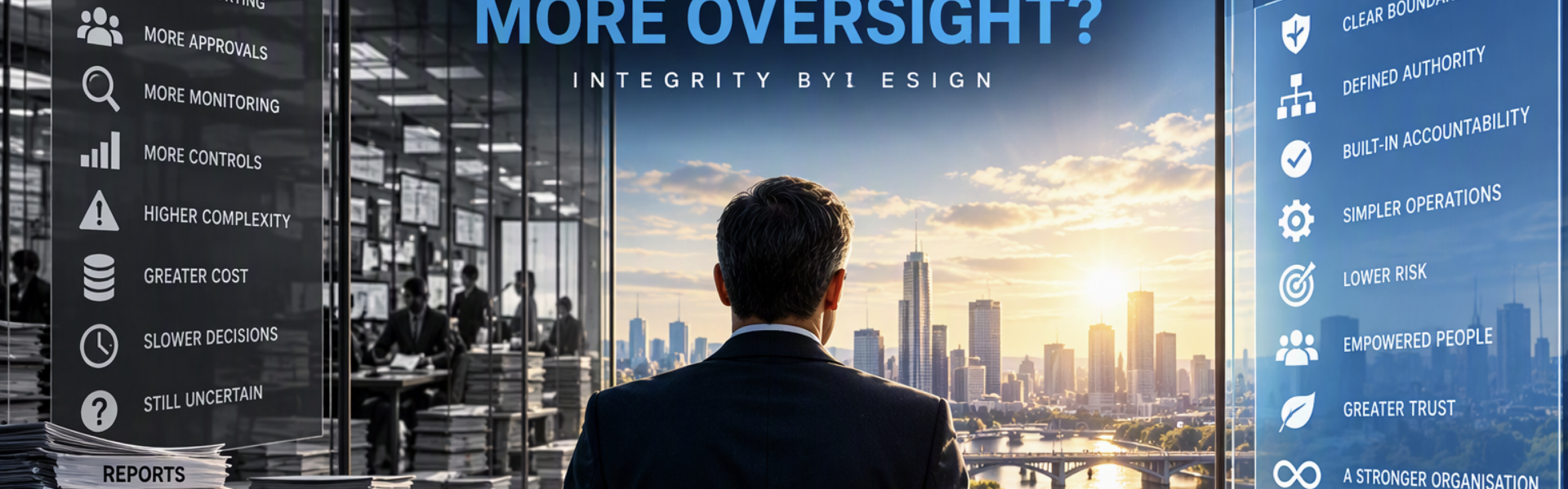 Does Organisational Control Really Require More Oversight