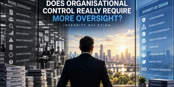 Does Organisational Control Really Require More Oversight