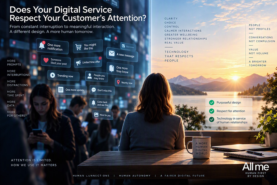 Does Your Digital Service Respect Your Customer’s Attention? Does Your Digital Service Respect Your Customer’s Attention?