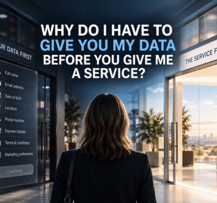 Why Do I Have to Give You My Data Before You Give Me a Service?