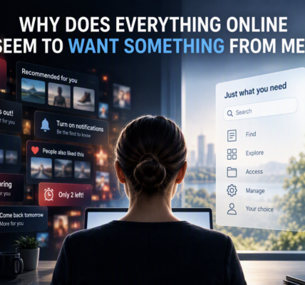 Why Does Everything Online Seem to Want Something From Me?