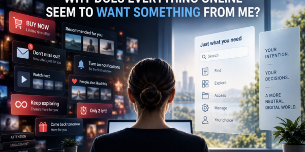 Why Does Everything Online Seem to Want Something From Me?