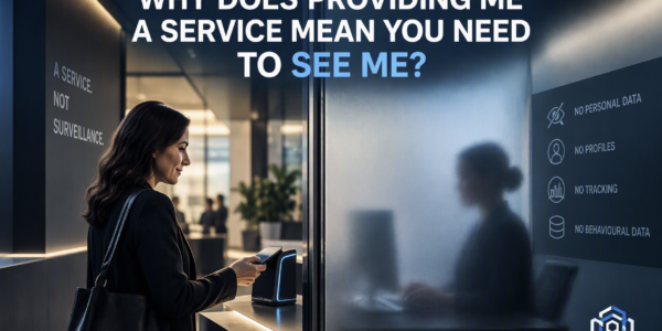 Why Does Providing Me a Service Mean You Need to See Me?